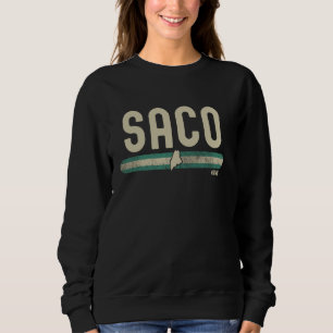 Sudadera Saco ME  Maine  Viajes y estilo de los 80