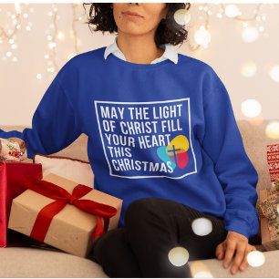 Sudadera Sacred Heart of Christmas: Spirituality Sweatshirt