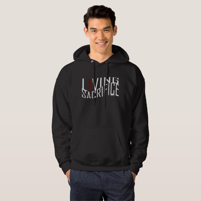 Sudadera Sacrificio vivo (Anverso completo)