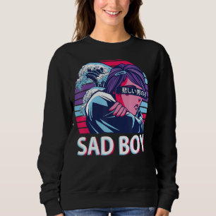 Sudadera Sad Boy Vaporwave Chica E japonés estético