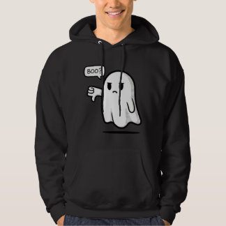 Sudadera Sad Ghost Saying “Boo?” Front Print Funny Cute H