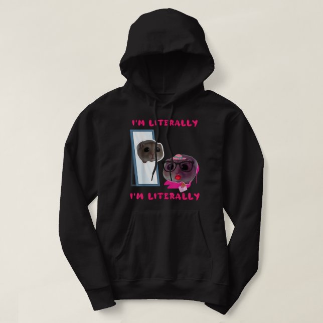 Sudadera Sad Mouse Meme Funny Hamster (Diseño del anverso)