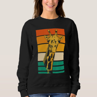 Sudadera Safari Animal Zookeeper Zookeeping Retro Giraffe