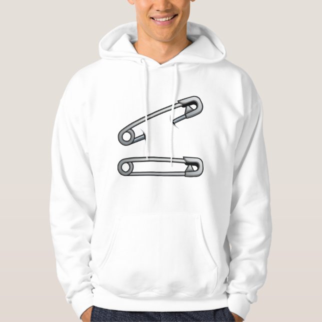 Sudadera Safety Pins Mens Hoodie (Anverso)