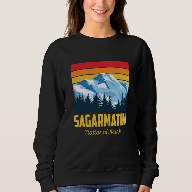 Sudadera Sagarmatha National Park Souvenir Everest Tibet Ne (Anverso)