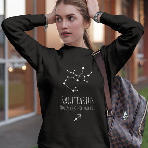Sudadera Saggitarius   Personalized Zodiac Constellation