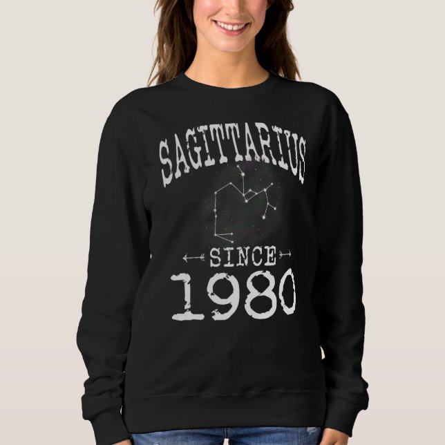 Sudadera Sagittarius desde 1980 Constellation Sagittarius B (Anverso)
