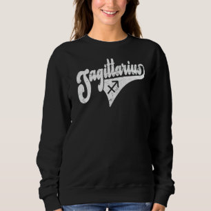 Sudadera Sagittarius Retro Zodiac, Astrología, Horóscopo, S