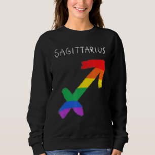 Sudadera Sagittarius Zodiac Rótulo Gay Lesbian Lgbt Orgullo