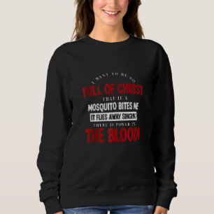 Sudadera Sagrada Biblia Hay Poder En La Oración De Sangre