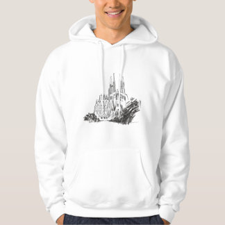 Sudadera Sagrada Familia Sketch Illustration