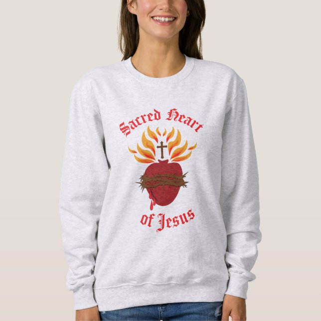 Sudadera Sagrado Corazón de Jesús (Anverso)
