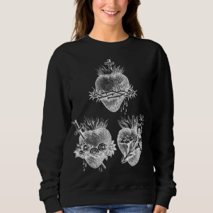 Sudadera Sagrado Corazón de Jesús y Corazón Inmaculado de M