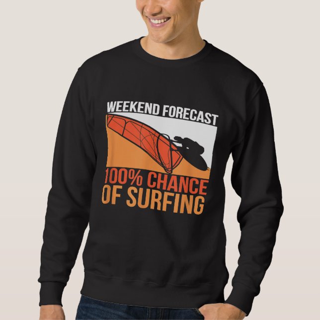 Sudadera Sailboard Weekend Forecast l 100 Windsurf l Sur (Anverso)