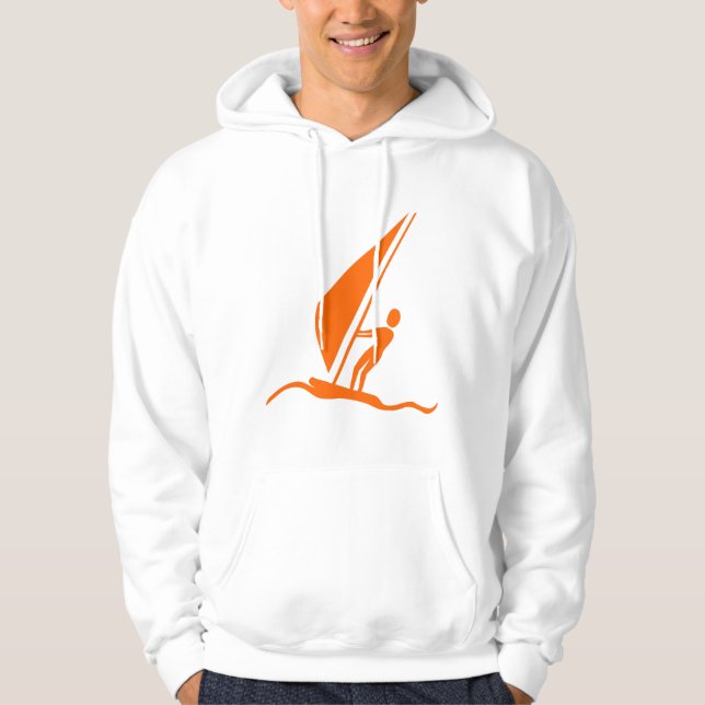 Sudadera Sailboarding - Naranja (Anverso)