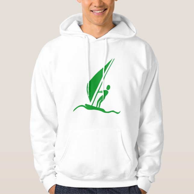Sudadera Sailboarding - Verde de hierba (Anverso)