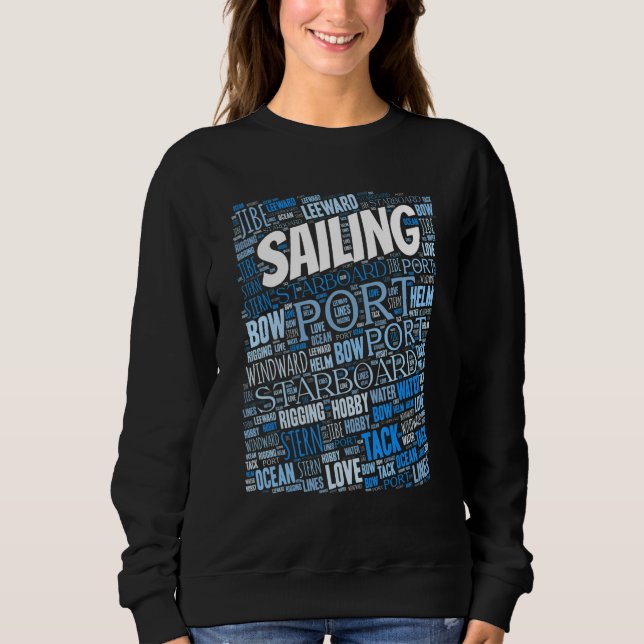 Sudadera Sailing  Boating Lingo Sailor Hobby (Anverso)