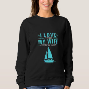 Sudadera Sailor Sailor Funny Sailing Husband V-Orn