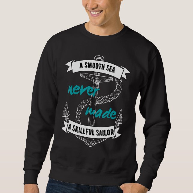 Sudadera Sailor Sailor Sailor Eslogan De Guay (Anverso)