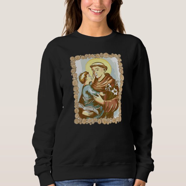 Sudadera Saint-Anthony De Padua Vintage (Anverso)