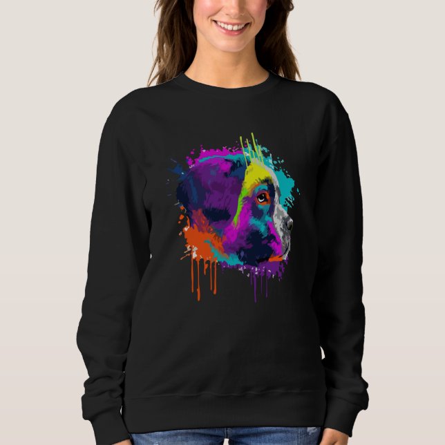 Sudadera Saint Bernard For Dog Colorful (Anverso)