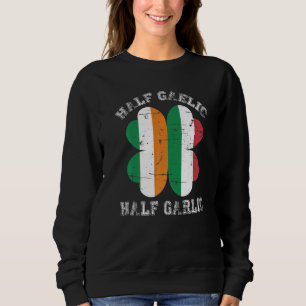 Sudadera Saint Patric italiano medio gaélico medio ajo