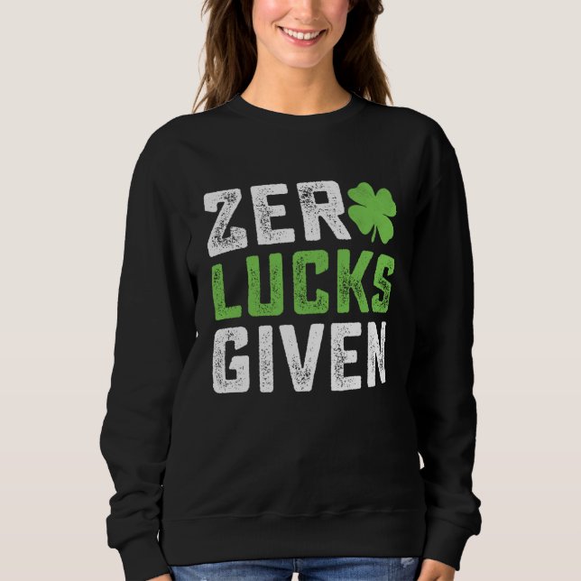 Sudadera Saint Patrick's Day Shamrock Irish (Anverso)