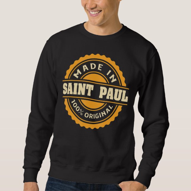 Sudadera Saint Paul Hometown (Anverso)