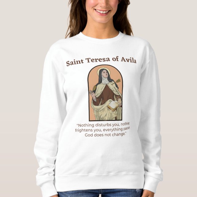 Sudadera saint teresa of avila (Anverso)