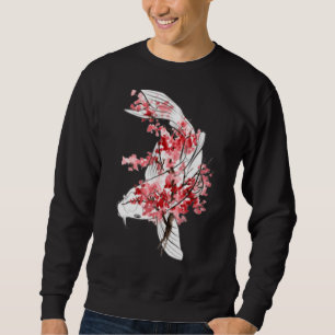 Sudadera Sakuara Koi Carp Nishikigoi Fish Art Japonés