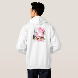 Sudadera Sakura Deer & Mahjong Blossom Dream