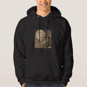 Sudadera Sakura Elegance japonés iluminado por luna