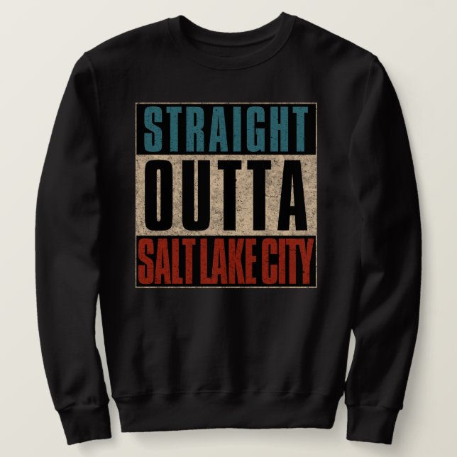 Sudadera Salado directo de Salt Lake City Utah UT (Anverso del diseño)