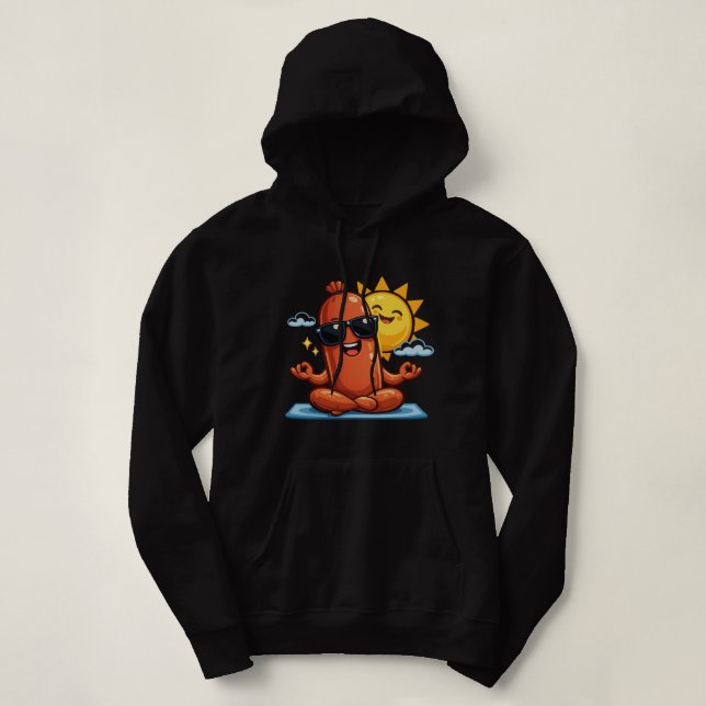 Sudadera Salchicha Yoga (Diseño del anverso)