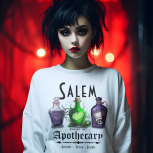 Sudadera Salem de Halloween Potions Apothecary Tonics Elixi