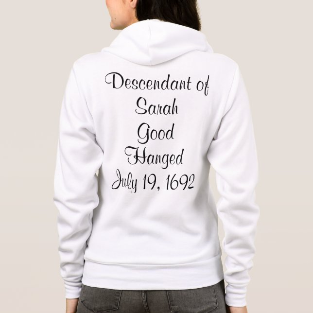 Sudadera Salem Witch Descendants Bridget Bishop Zip-Up Hood (Reverso)