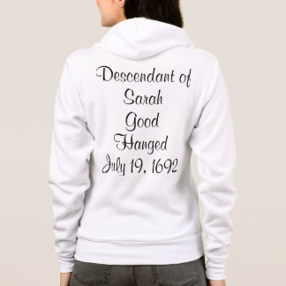 Sudadera Salem Witch Descendants Bridget Bishop Zip-Up Hood