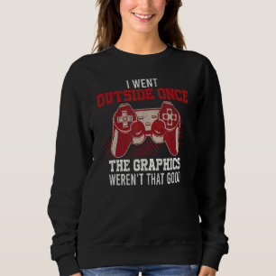 Sudadera Salí Una Vez Que El Chica Jugador De Videojuegos
