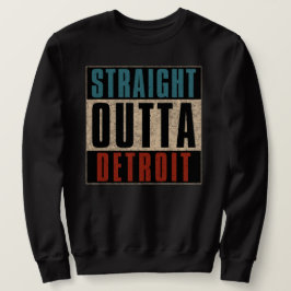 Sudadera Salida directa de Detroit Michigan MI