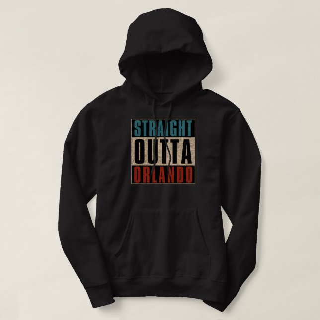 Sudadera Salida directa Orlando Florida (Diseño del anverso)