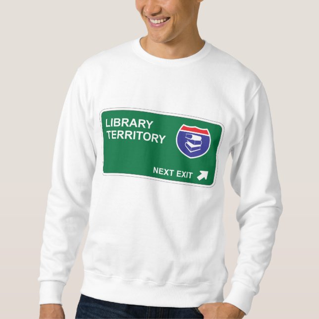 Sudadera Salida siguiente de la biblioteca (Anverso)
