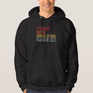 Sudadera Saliendo de la Escuela Secundaria Retro Graduación