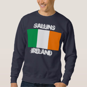 Sudadera Salinas, Irlanda con bandera irlandesa