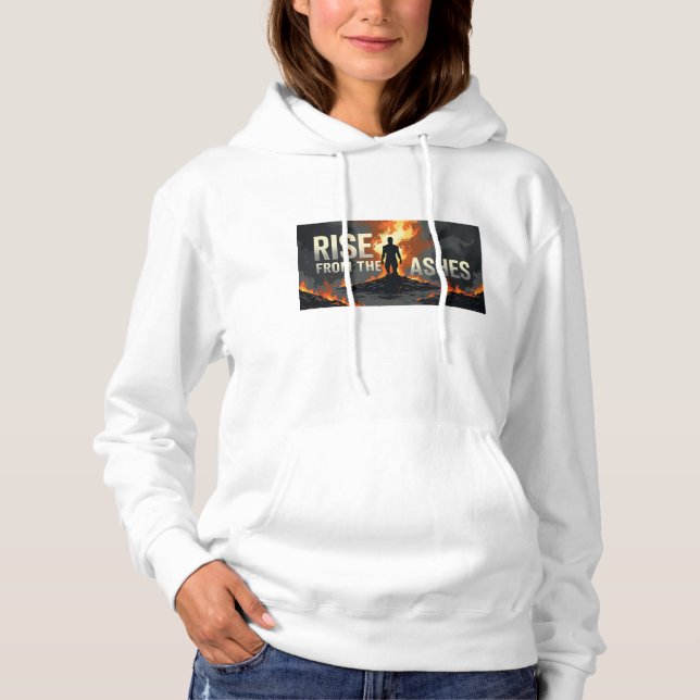 Sudadera "Salir de las cenizas" - Hoodie motivacional - (Anverso)