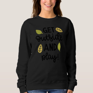 Sudadera Salir Y Jugar Las Hojas Coloridas Del Otoño