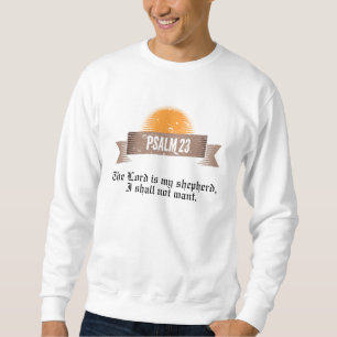 Sudadera Salmo 23 Cita Biblia