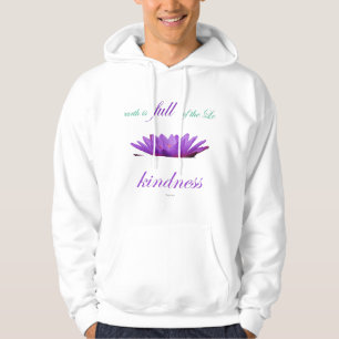 Sudadera salmo 33 amabilidad del loto púrpura