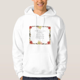 Sudadera Salmo de la Escritura 9, Floral