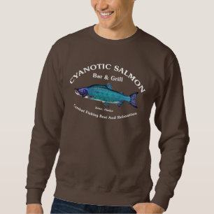 Sudadera Salmon Bar & Grill Cyanotic