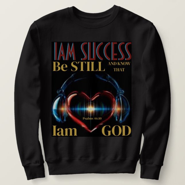 Sudadera Salmos 46:10 (Anverso del diseño)
